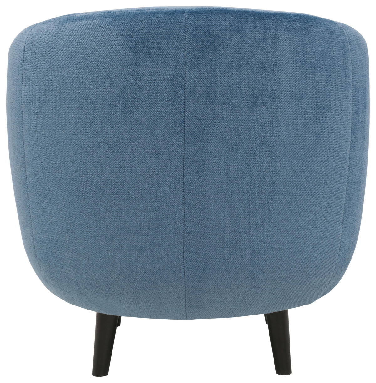 SESSEL Webstoff Blau    - Blau/Schwarz, Design, Holz/Textil (72/72/76cm) - LOOKS by W.Joop