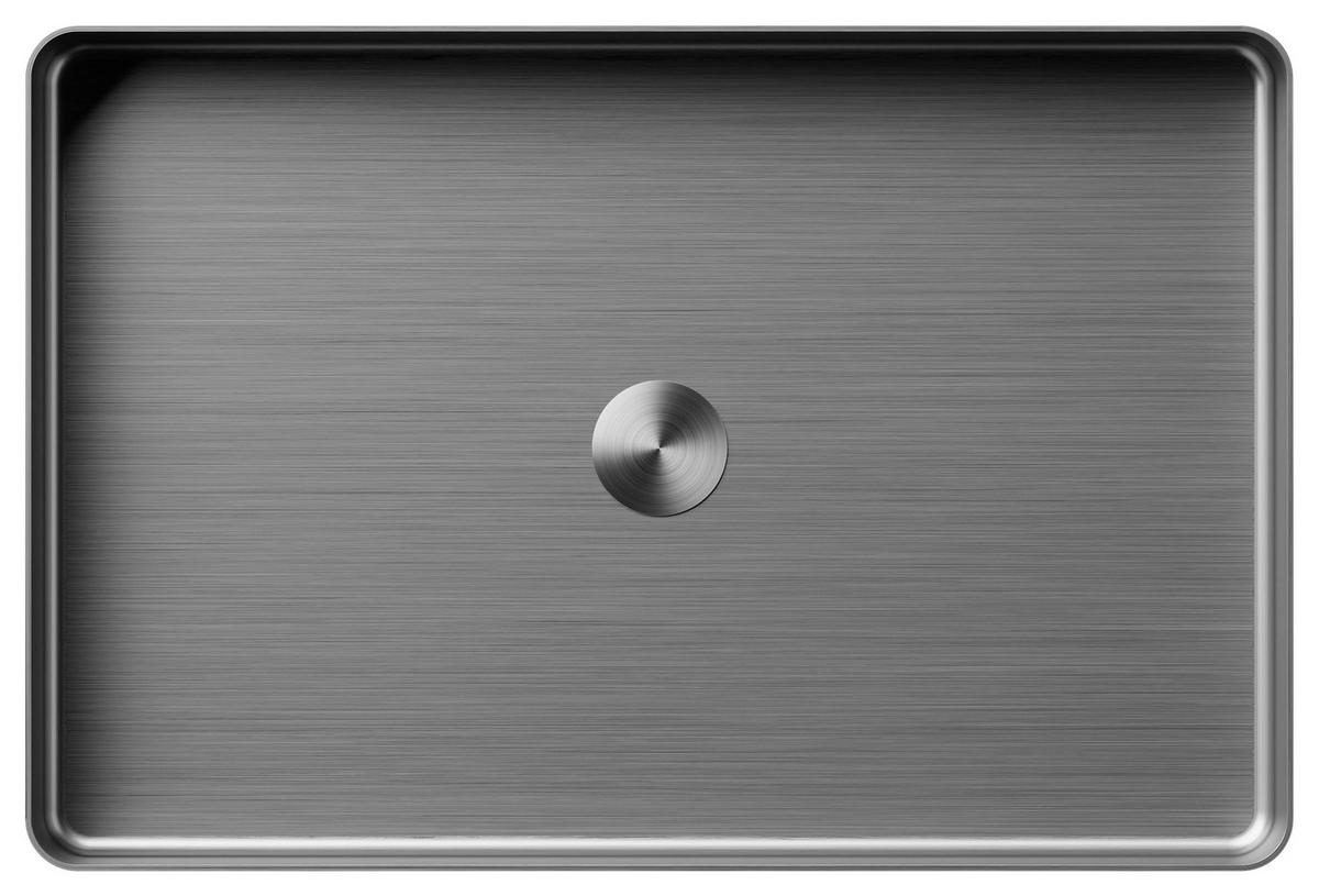 WASCHBECKEN 60/10/40 cm  - Edelstahlfarben, MODERN, Metall (60/10/40cm)