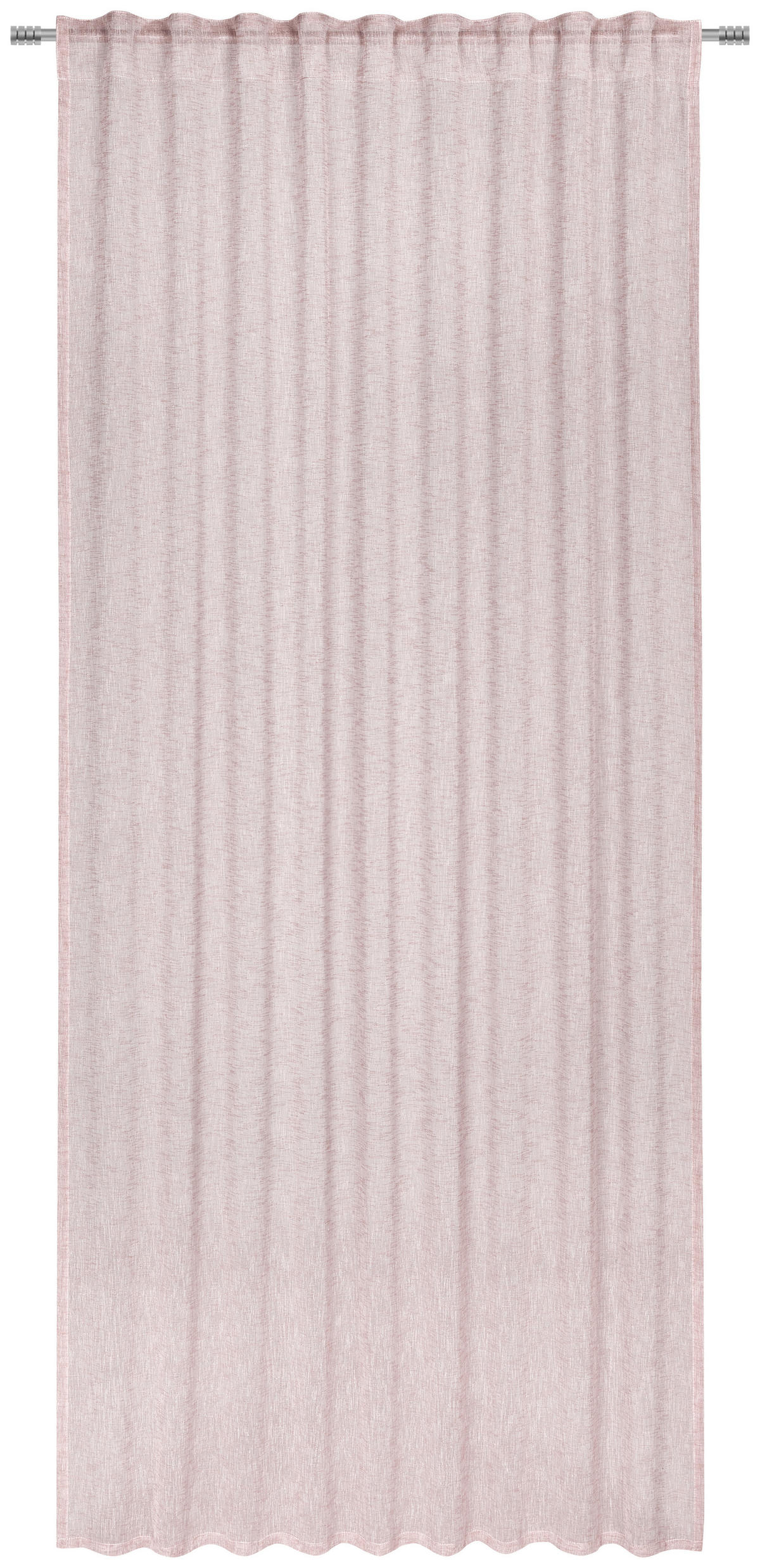 HOTOVÝ ZÁVES, polopriehľadné, 140/245 cm - ružová, Basics, textil (140/245cm) - Esposa