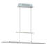 LED-HÄNGELEUCHTE - Nickelfarben, Design, Glas/Kunststoff (80/150/8cm) LED-HÄNGELEUCHTE - Nickelfarben, Design, Glas/Kunststoff (80/150/8cm)