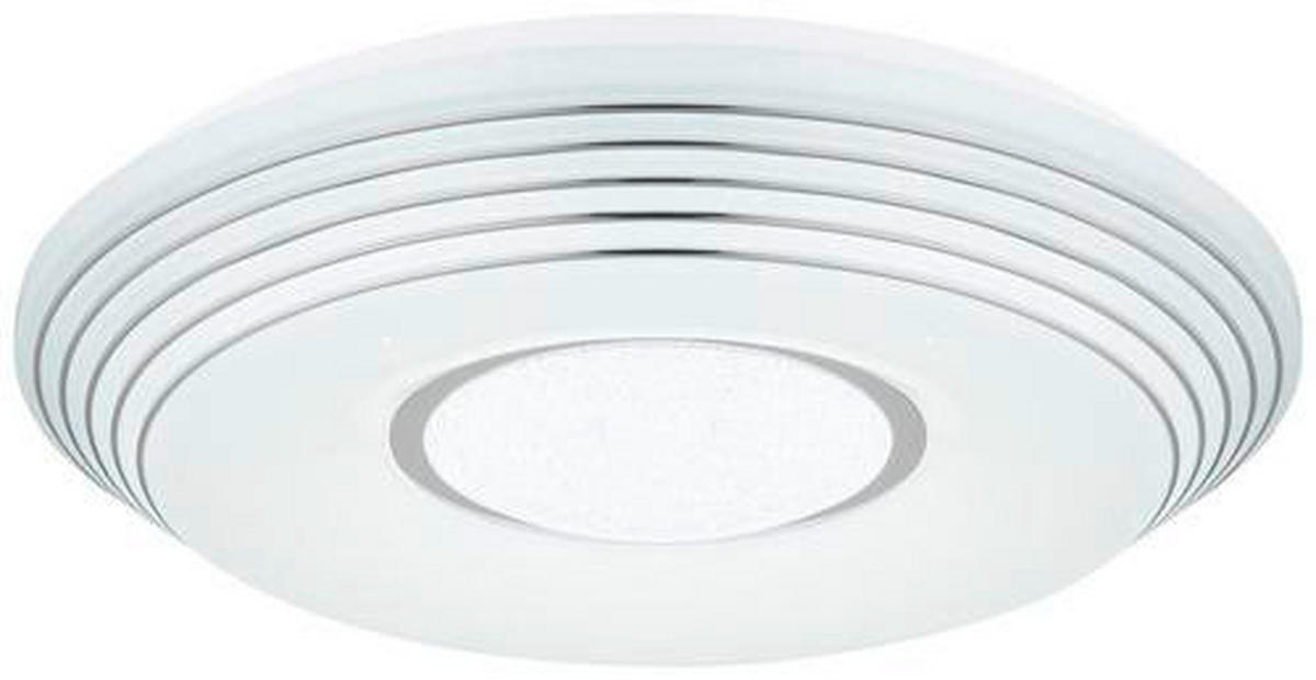STROPNA LED-SVETILKA  Pillo //3000-6000 K// - bela/prozorno, Basics, kovina/umetna masa (50/8,5cm) - Globo