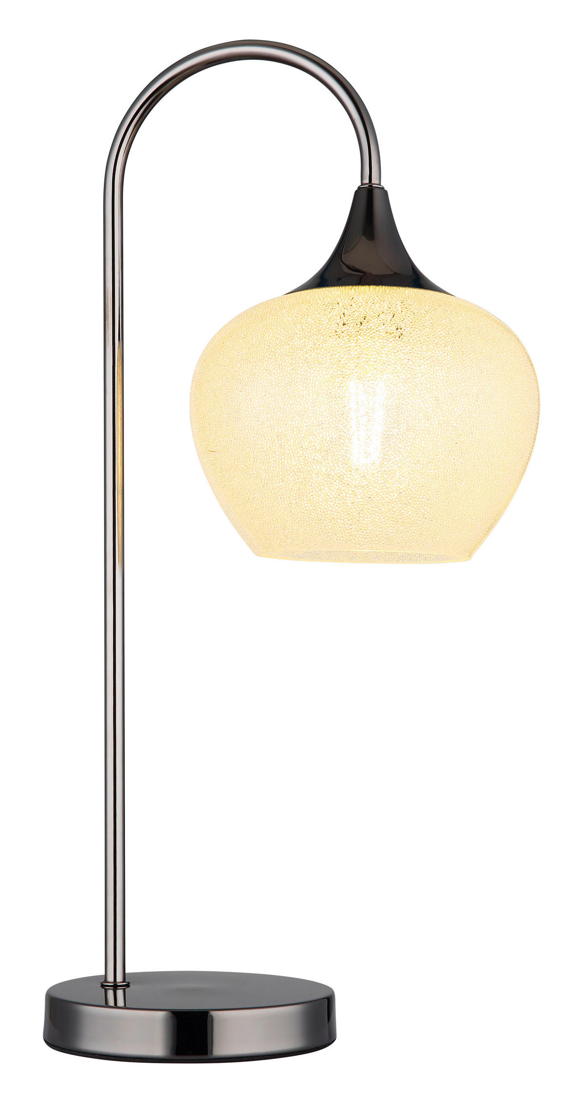 BORDSLAMPA 27,5/16/54 cm   - klar/svart, Basics, metall/glas (27,5/16/54cm) - Globo