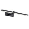 SPEGELLAMPA Mirror 49.5/5/20 cm   - svart, Trend, metall/plast (49.5/5/20cm) - MAYTONI