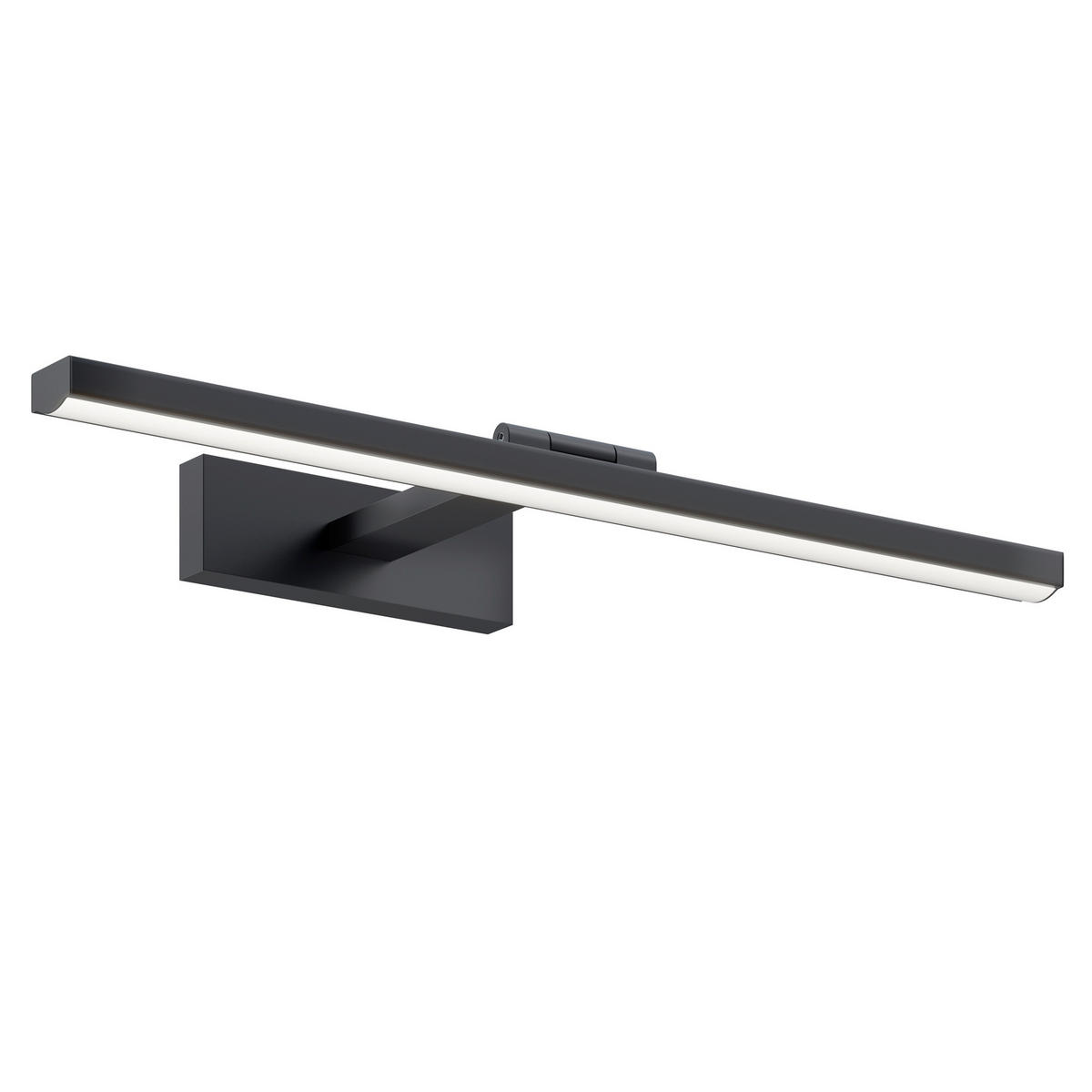 SPEGELLAMPA Mirror 49.5/5/20 cm   - svart, Trend, metall/plast (49.5/5/20cm) - MAYTONI