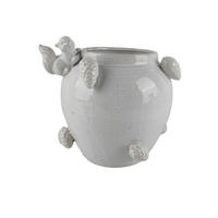 VÁZA 22.5 cm  - fehér, Lifestyle, kerámia (24/20,3cm) - Ambia Home