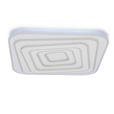 LED-DECKENLEUCHTE 53/53/5,5 cm   - Weiß, Design, Kunststoff/Metall (53/53/5,5cm) - Novel