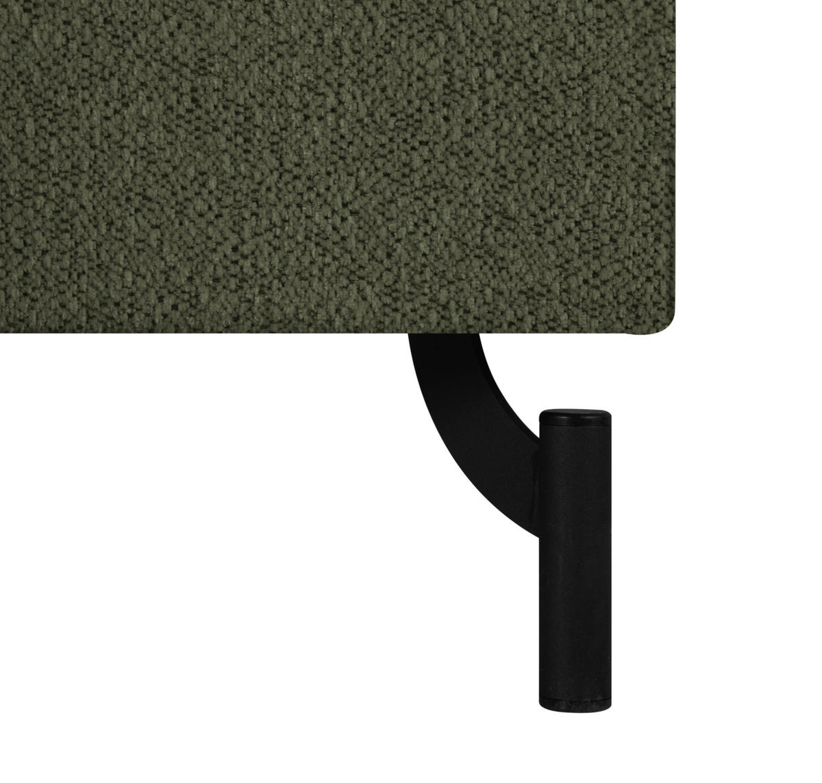 BOXSPRINGBETT 180/200 cm  in Dunkelgrün  - Dunkelgrün/Schwarz, Modern, Textil (180/200cm) - MID.YOU