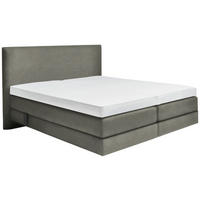 BOXSPRINGBETT 200/200 cm  in Grau  - Grau, Konventionell, Holz/Textil (200/200cm) - Dieter Knoll