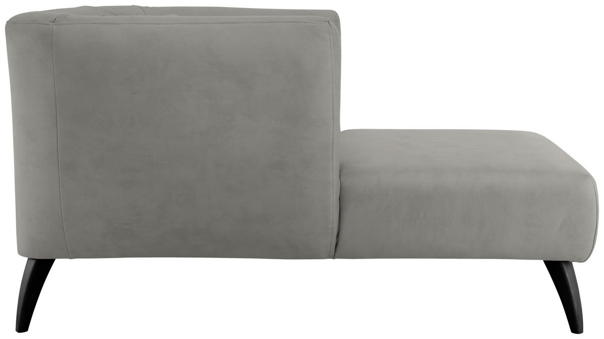 XXL-SESSEL in Lederlook Grau  - Schwarz/Grau, Modern, Holz/Textil (108/84/155cm) - Livetastic