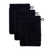 FROTTIERSET Superwuschel Schwarz 3-teilig  - Schwarz, Basics, Textil (15/20cm) - Moeve