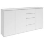 SIDEBOARD Brest  in 160/84/35 cm  - Weiß/Grau, Design, Holzwerkstoff/Kunststoff (160/84/35cm) - Carryhome