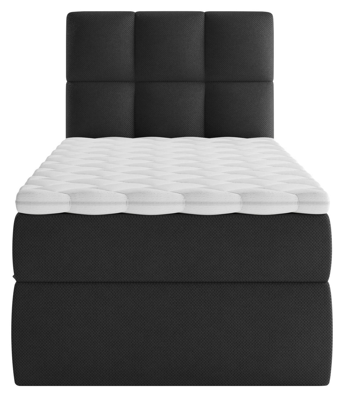 BOXBETT 90/200 cm  in Schwarz  - Schwarz, Modern, Holz/Holzwerkstoff (90/200cm) - MID.YOU