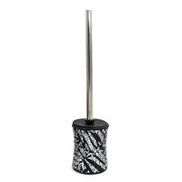 WC KEFA - čierna/biela, Basics, kov/plast (9,5/36/9,5cm) - Sadena