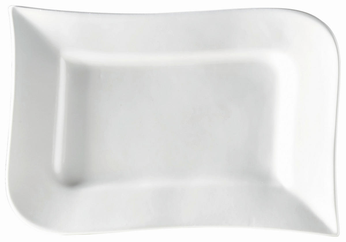 SERVIERPLATTE   36/3/23 cm  - Weiss, Design, Keramik (36/3/23cm) - Ritzenhoff Breker