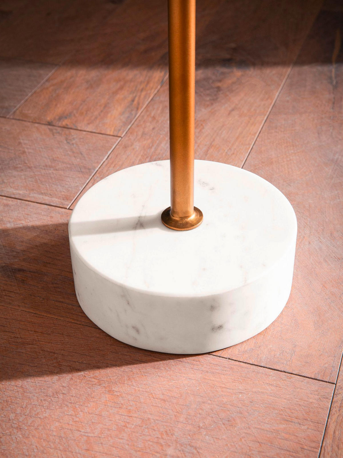 BEISTELLTISCH in Holz 40/40/55 cm  - Weiss/Eichefarben, Design, Holz/Stein (40/40/55cm) - Livetastic