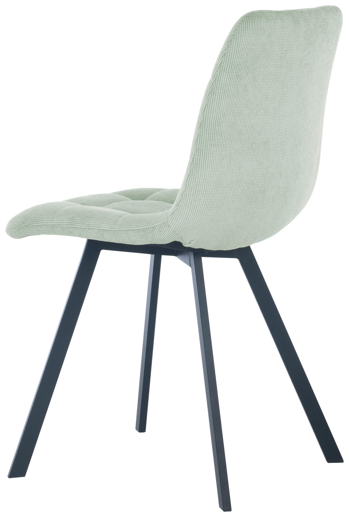 STUHL Cord Grau  - Schwarz/Grau, Design, Textil/Metall (45/88/54,5cm) - Carryhome