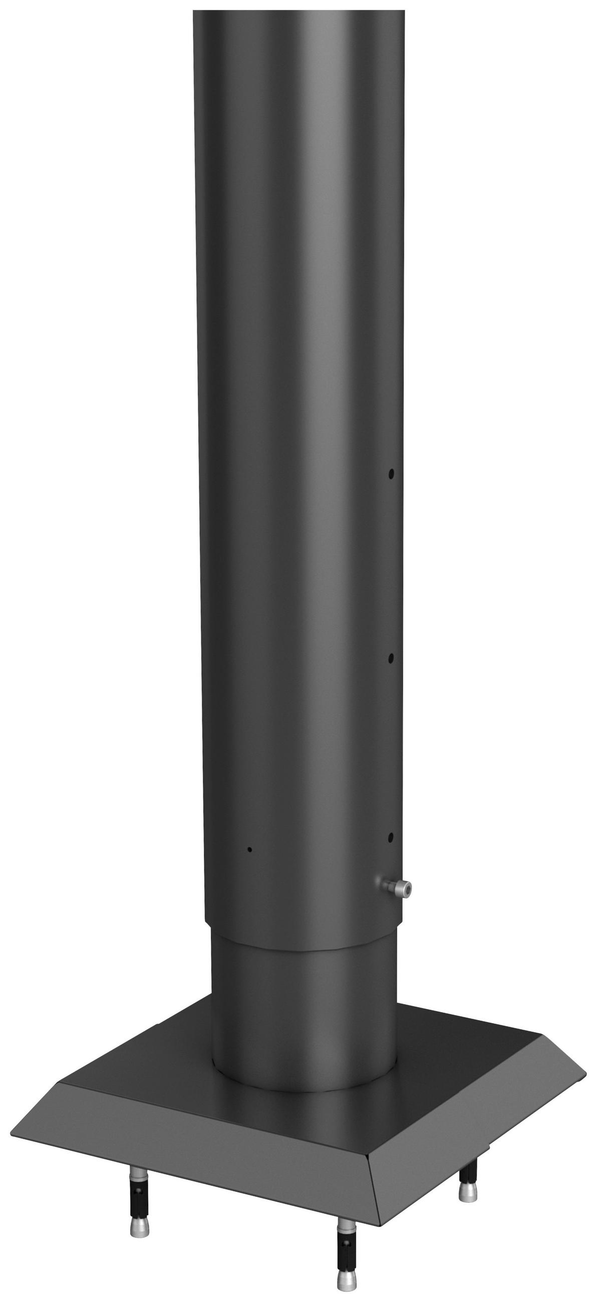 STEHER zum Andübeln - Dunkelgrau, Basics, Metall (21/140-165/21cm) - Biohort