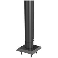 STEHER zum Andübeln - Dunkelgrau, Basics, Metall (21/140-165/21cm) - Biohort