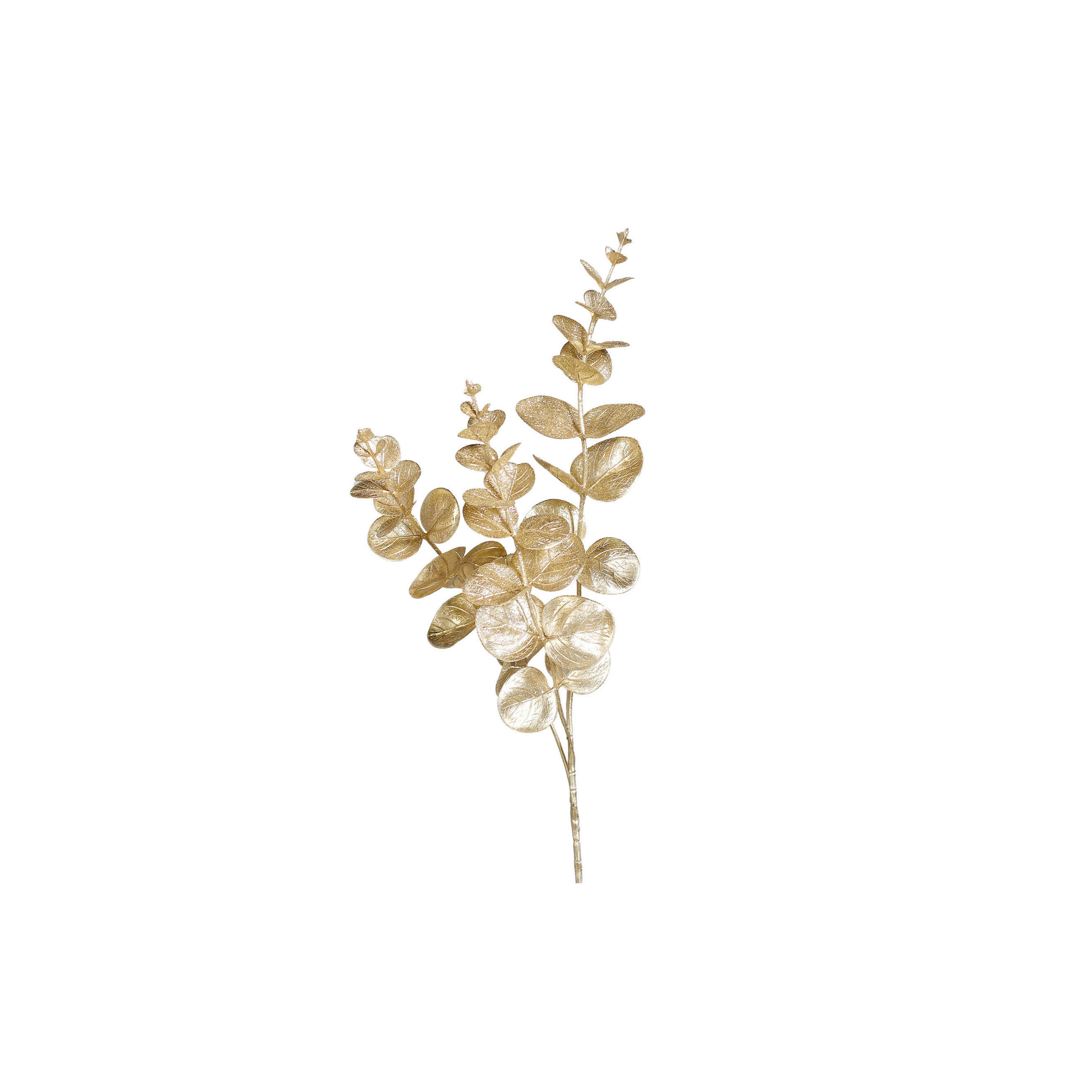 DEKOZWEIG - Goldfarben, LIFESTYLE, Kunststoff (63cm)