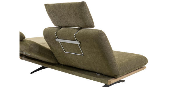SCHLAFSOFA Palermo in Grün, Eichefarben  - Eichefarben/Beige, Design, Holz/Textil (204/92/90cm) - Dieter Knoll