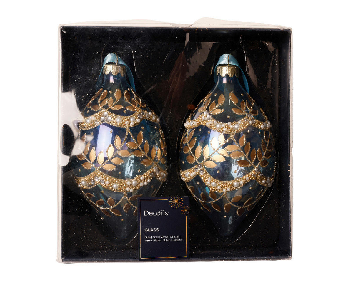 KARÁCSONYFAGÖMBSZETT - Basics (8,00/8,00/14,00cm)