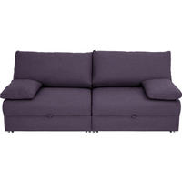 SCHLAFSOFA Violett  - Chromfarben/Violett, Design, Textil/Metall (192/77-88/110-120cm) - Bali