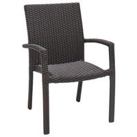 STAPELSESSEL Aluminium Schwarz  - Schwarz, Design, Kunststoff/Metall (60/89,5/60,4cm) - Ambia Garden