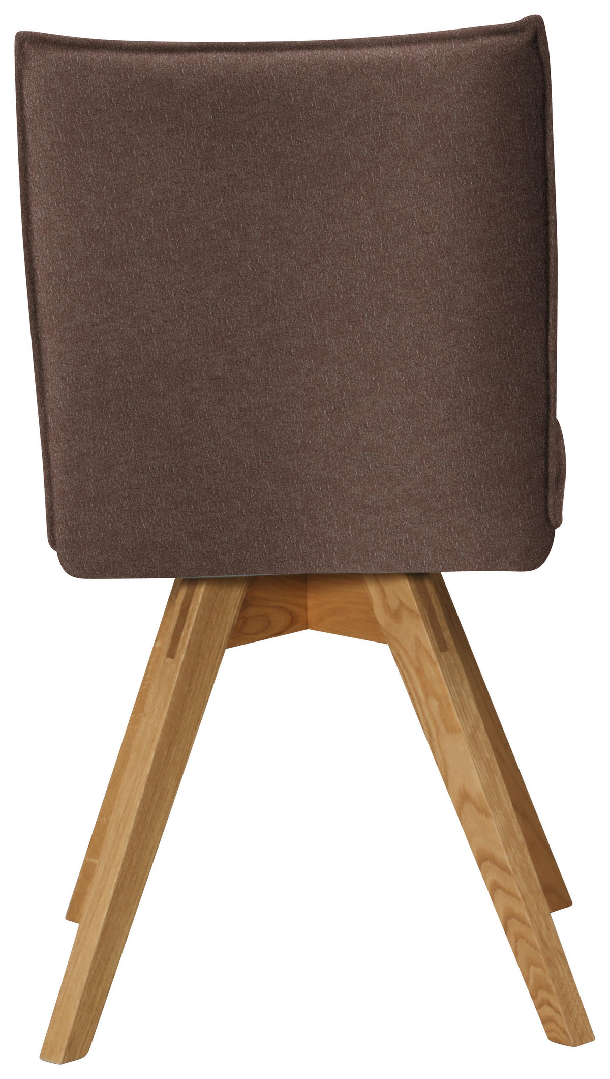 STUHL  in Lederlook, Mikrofaser  - Eichefarben/Braun, Konventionell, Holz/Textil (60/91/61cm) - Moderano