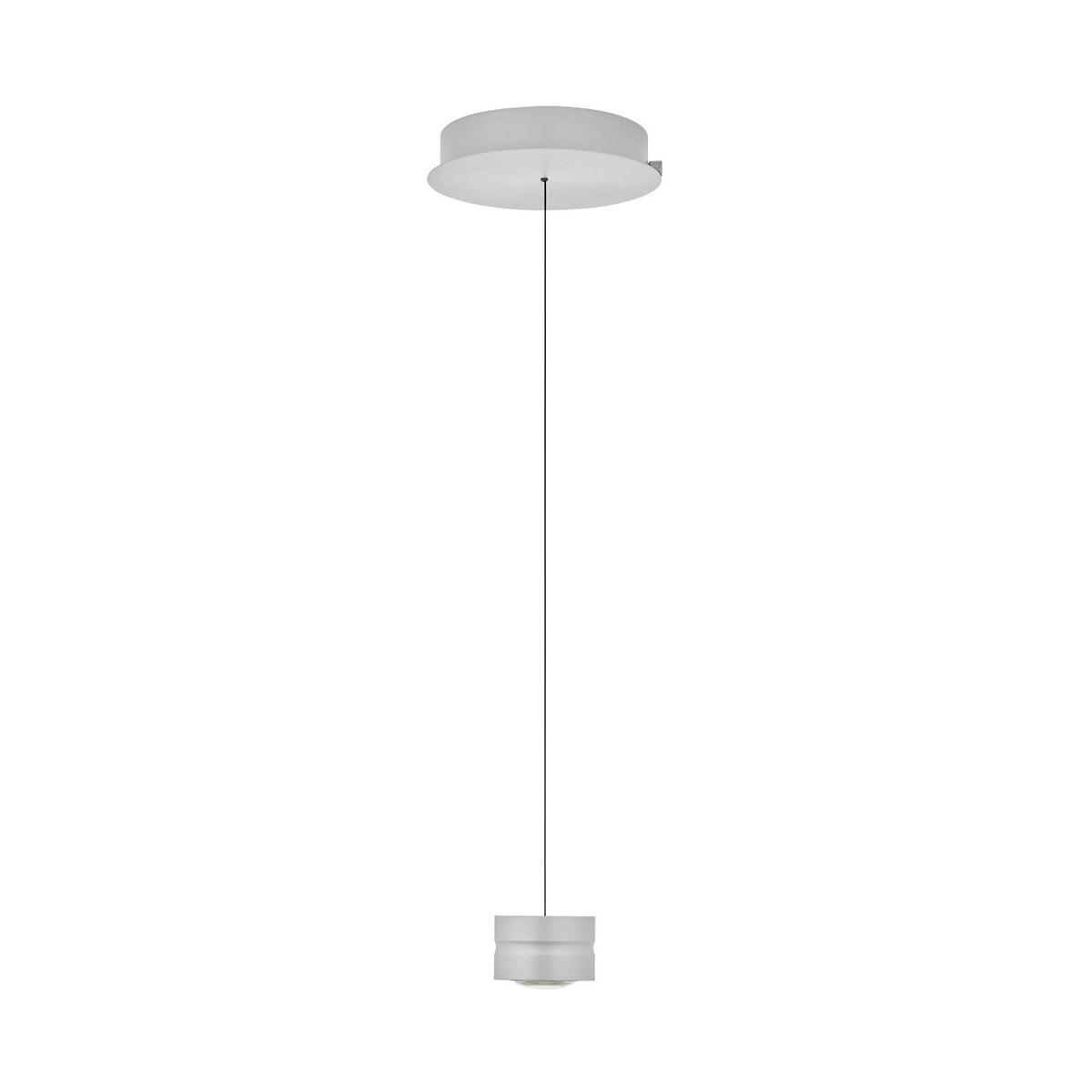 LED-HÄNGELEUCHTE MIKA 26 cm  - Alufarben, KONVENTIONELL, Metall (26cm) - elements by BANKAMP