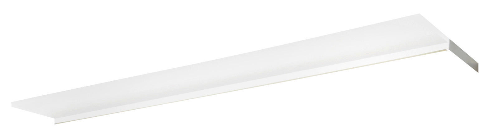 AUFBAULEUCHTE 89,8/2/26 cm  - Chromfarben, Design, Kunststoff/Metall (89,8/2/26cm) - Novel