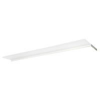 AUFBAULEUCHTE 89,8/2/26 cm  - Chromfarben, Design, Kunststoff/Metall (89,8/2/26cm) - Novel