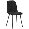 STUHL Eisen Webstoff  - Schwarz, Modern, Holz/Textil (47/87/58cm) - P & B