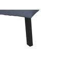 ECKSOFA Blaugrau Feincord  - Blaugrau/Schwarz, Design, Textil/Metall (205/280cm) - Xora