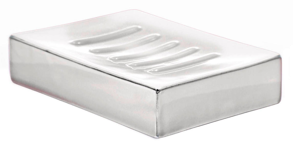 MISKA NA MYDLO biela - biela, Basics, keramika (13,2/3/9,2cm) - Sadena