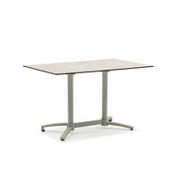 BISTROTISCH Metall, Kunststoff  - Beige/Grauweiss, Design, Kunststoff/Metall (120/73/80cm) - Niehoff Garden