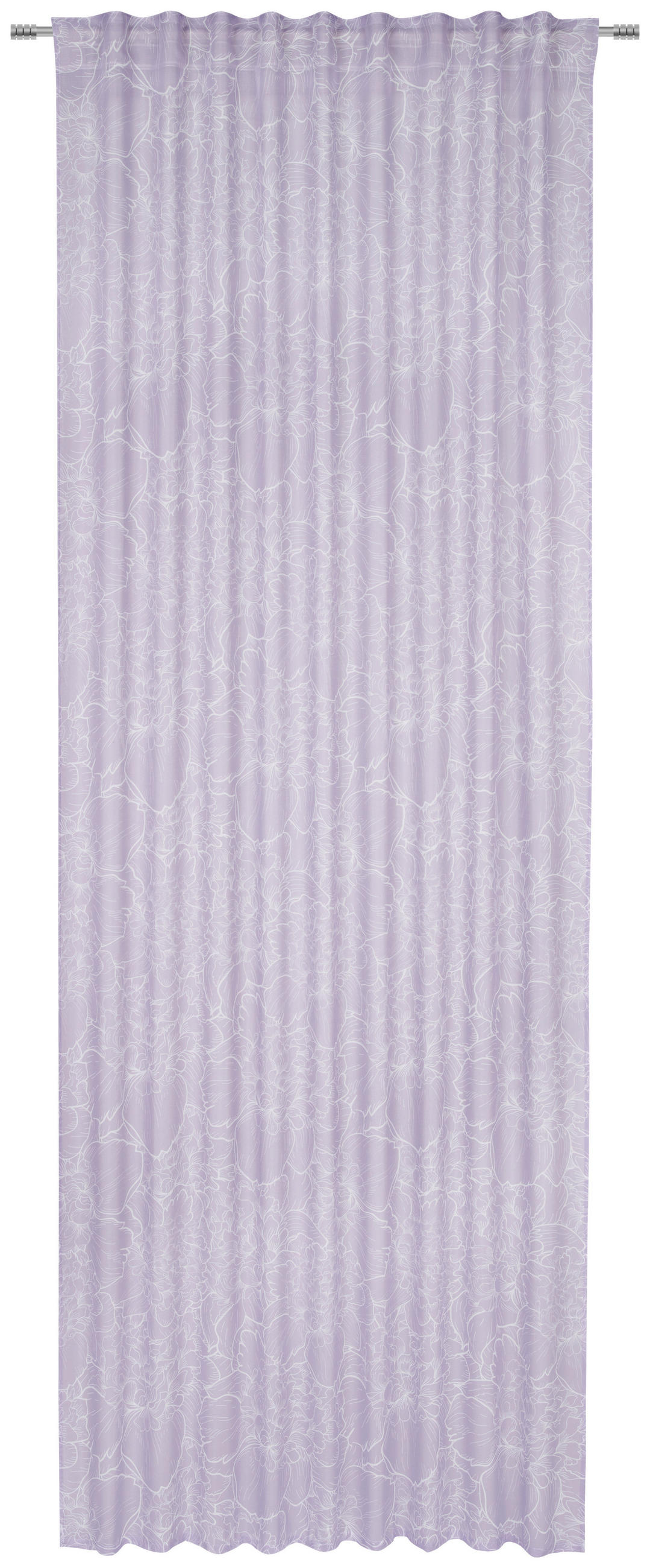 KÉSZFÜGGÖNY részben áttetsző  - lila, Lifestyle, textil (140/245cm) - Esposa