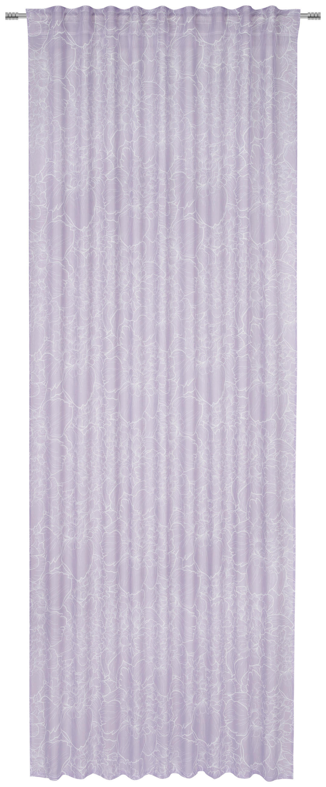 KÉSZFÜGGÖNY részben áttetsző  - lila, Lifestyle, textil (140/245cm) - Esposa