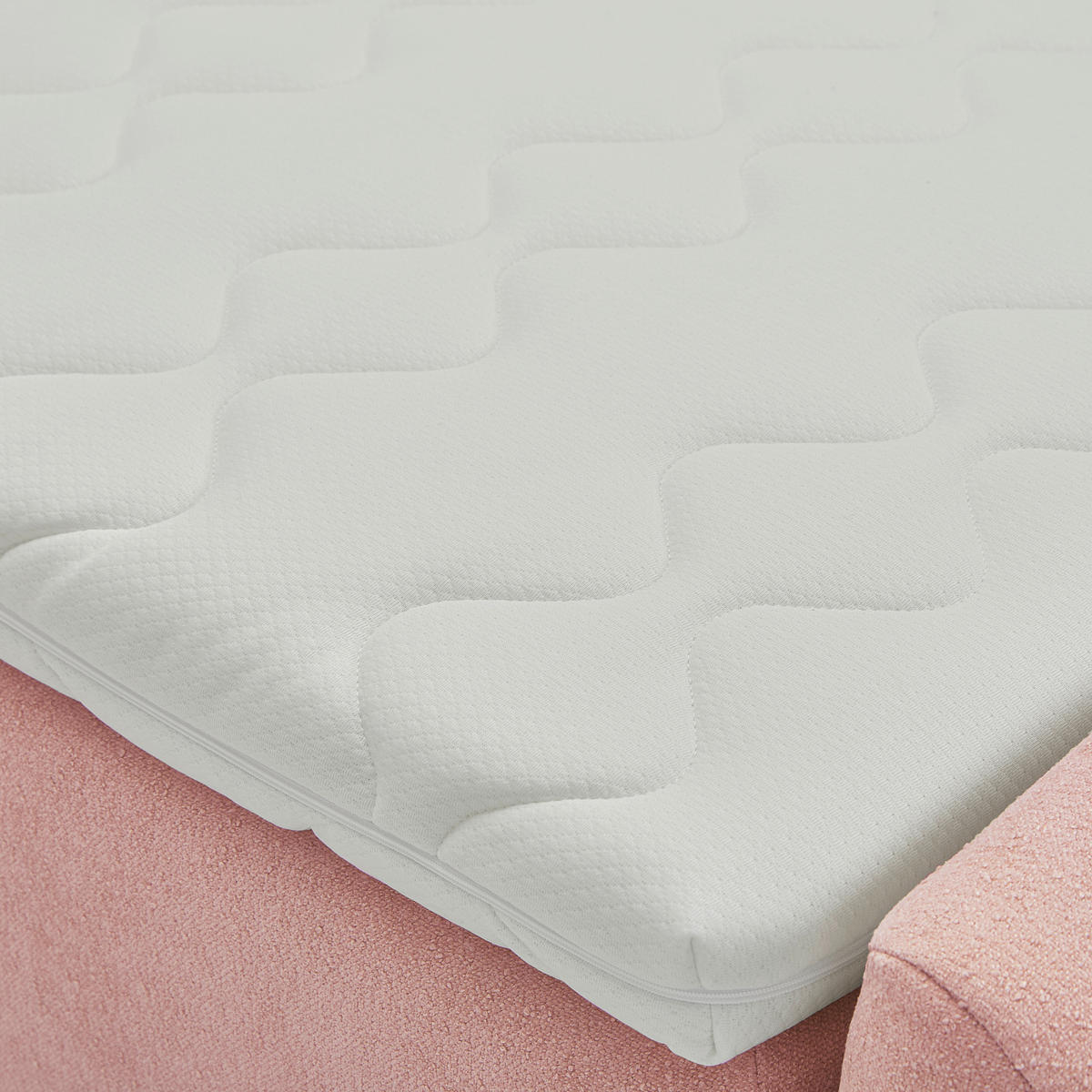 BOXBETT 180/200 cm  in Rosa  - Schwarz/Rosa, Design, Holz/Kunststoff (180/200cm) - Moderano
