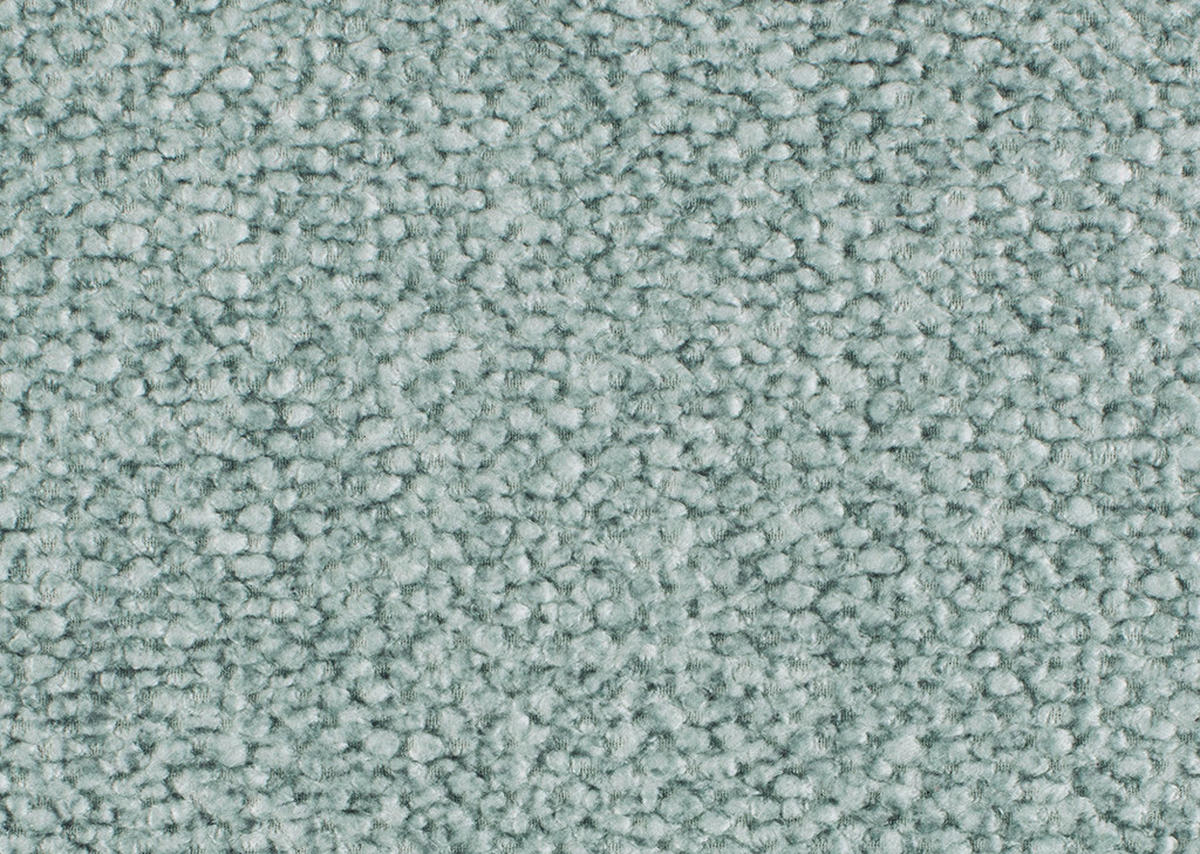 ECKSOFA in Velours Mintgrün  - Schwarz/Mintgrün, Design, Textil/Metall (295/187cm) - Novel