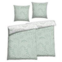 Bettwäsche 2er Set 4-teilig Flanell 135/200 cm  - Hellgrau, Design, Textil (135/200cm) - Florella