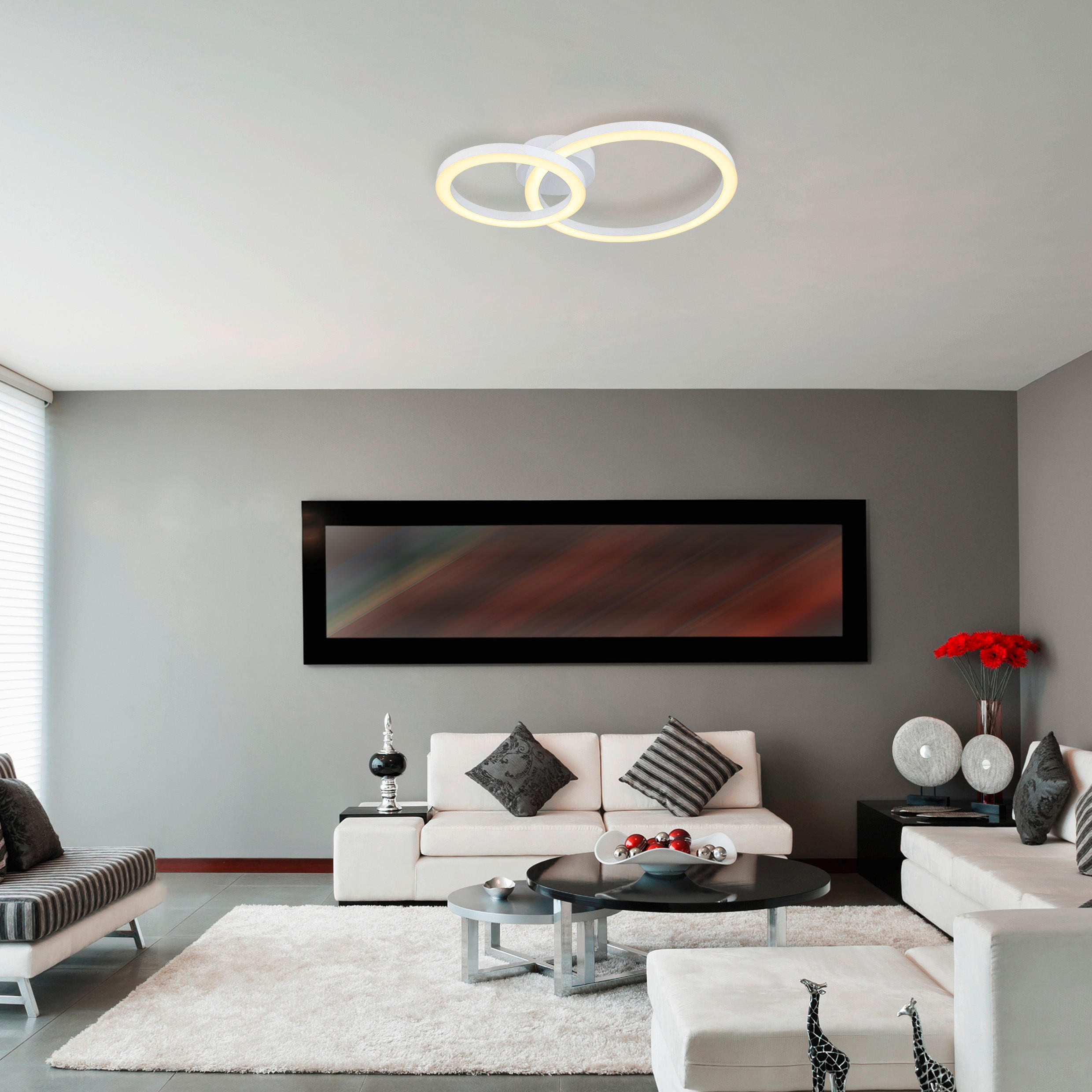 LED-DECKENLEUCHTE    42/30/7 cm  - Design (42/30/7cm) - Globo