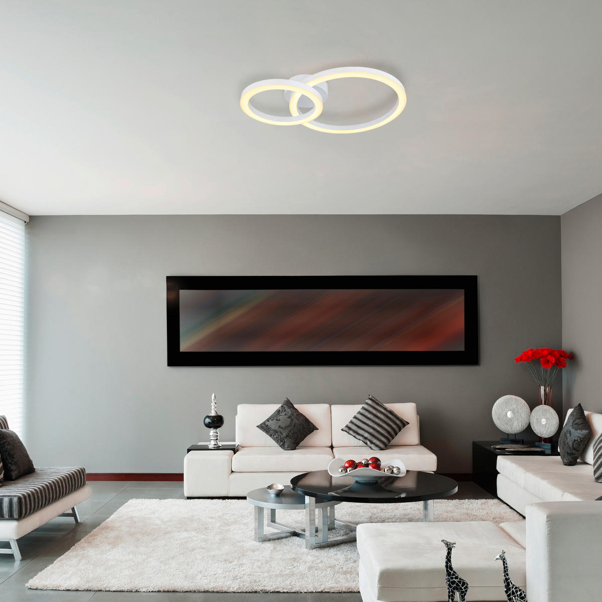 LED-DECKENLEUCHTE    42/30/7 cm  - Design (42/30/7cm) - Globo