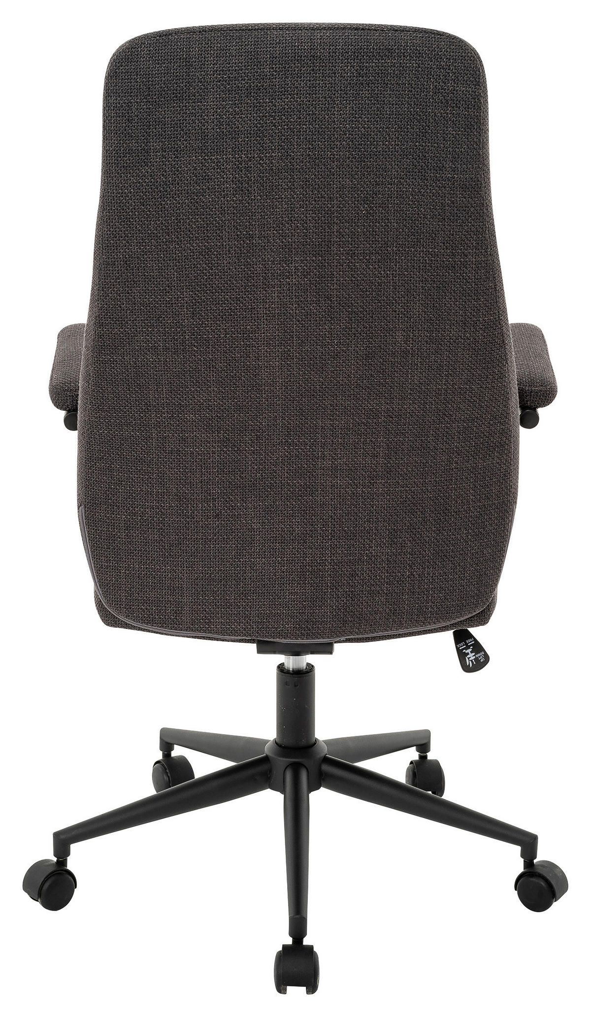 CHEFSESSEL Webstoff Anthrazit, Schwarz  - Anthrazit/Schwarz, MODERN, Kunststoff/Textil (60/106-114/65cm) - MID.YOU