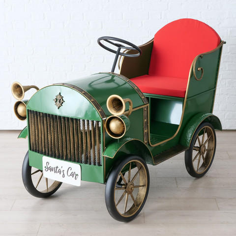 MAșINĂ DECORATIVĂ - verde/roșu, Lifestyle, metal (155/85/108cm)