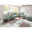 ECKSOFA in Chenille Mintgrün  310/240 cm  - Schwarz/Mintgrün, Design, Textil/Metall (310/240cm) - Xora