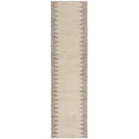 HANDWEBTEPPICH 60/230 cm MINERALS BORDER Naturfarben  - Naturfarben, KONVENTIONELL, Textil (60/230cm)