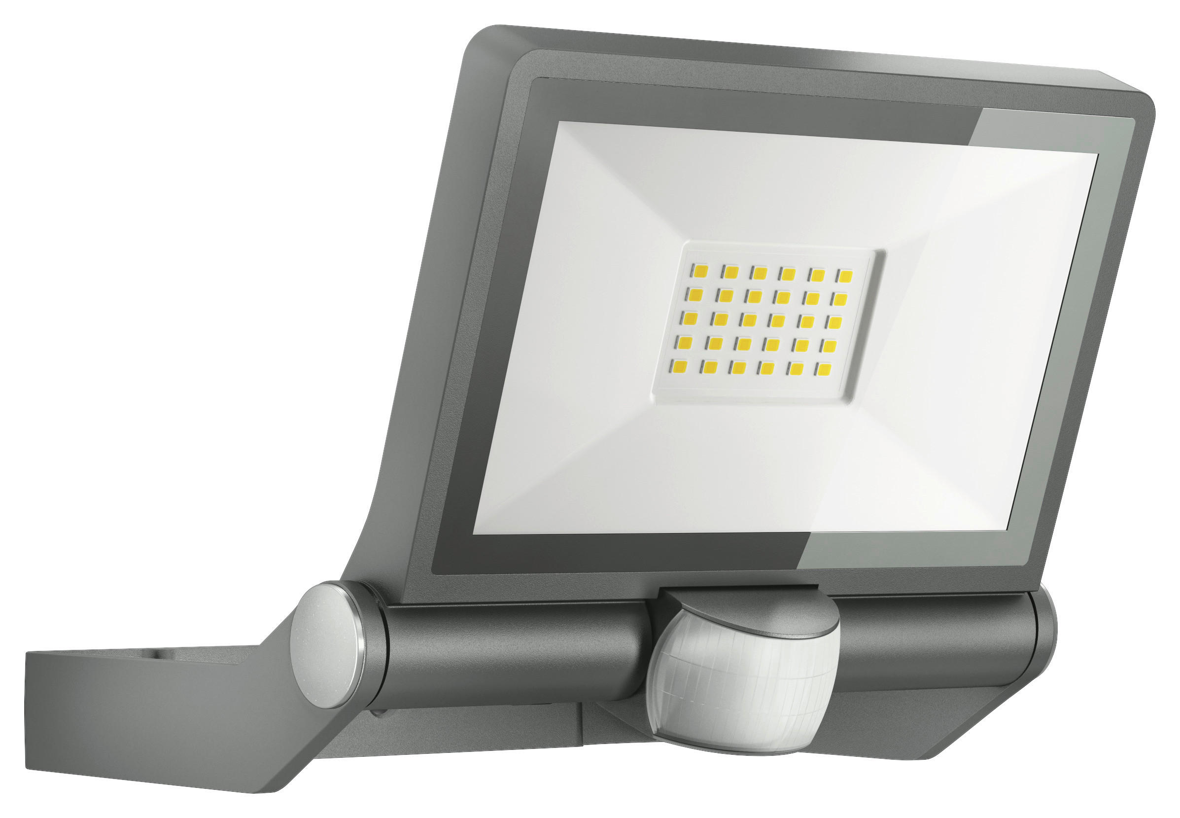 LED-AUSSENLEUCHTE 20,2/22,9/19,5 cm  - Anthrazit, Design, Metall (20,2/22,9/19,5cm) - Steinel