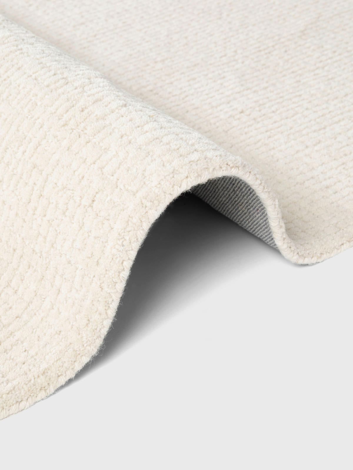 WOLLTEPPICH Wohnzimmer 160 cm Eloise Creme rund  - Creme, Basics, Textil (160cm) - Hanse Home