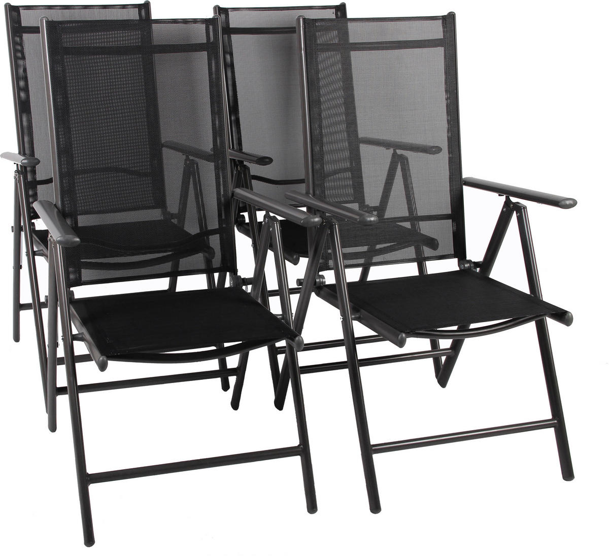 UTESTOLAR SET i metall, textil antracit  - antracit, Basics, metall/textil (56/105/65cm) - MID.YOU