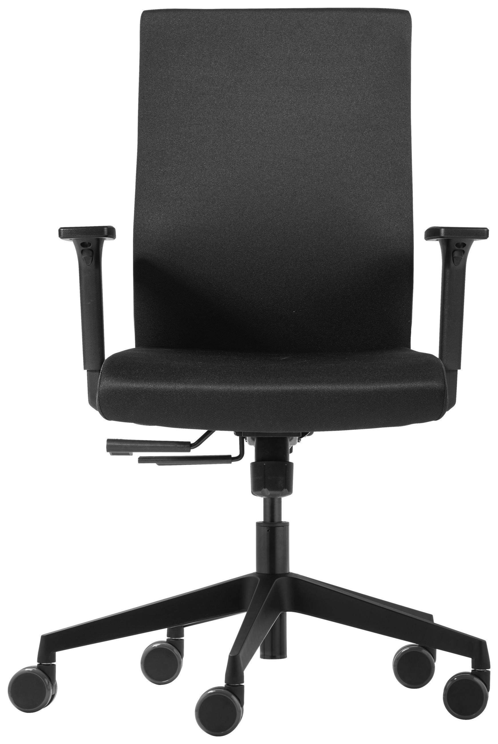 DREHSTUHL Flachgewebe Graphitfarben, Schwarz  - Graphitfarben/Schwarz, Basics, Kunststoff/Textil (69/118/69cm) - Dauphin